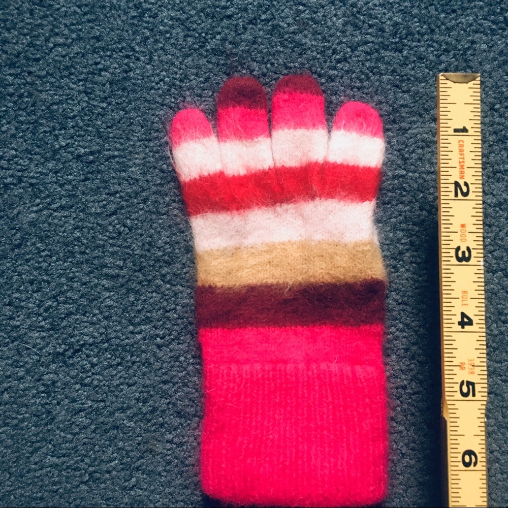 3 PC Set girl multicolor scarf hat gloves - Picture 5 of 7